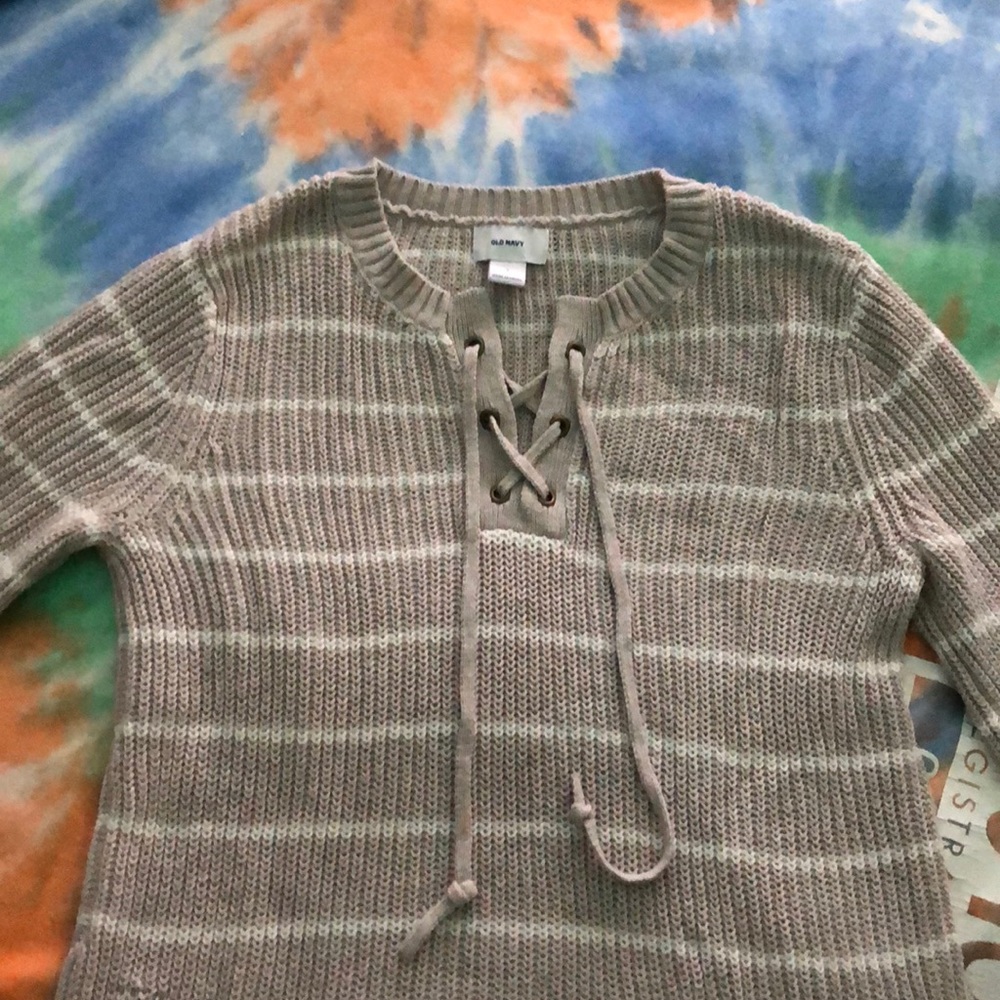 Old Navy Front Tie Sweater